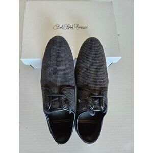 ZARA MAN Formal Houndstooth Tweed Shoes Size 9